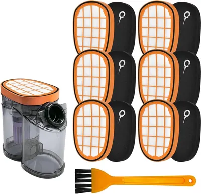 Produktbild von 6 Stück Filter für Philips SpeedPro Max Aqua Akkusauger FC6723/01 FC6901-FC6904 XC7042/01 XC8045/01 XC8147/01 FC6812 FC6813 FC6822 FC6823 FC6826 Ersatzfilter für Philips FC5005/01 Zubehör