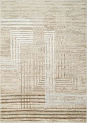Produktbild von Tapiso Teppich Crystal Modern Braun Beige Creme Wohnzimmer 200 x 300 cm