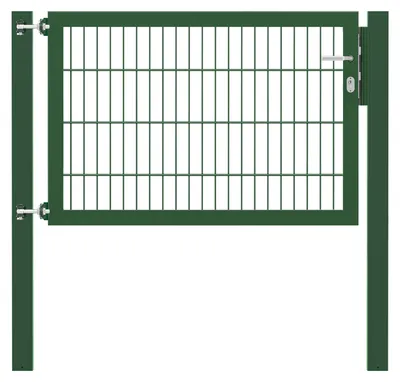 Zdjęcie produktu dla Alberts 635527 Pojedyncza bramka Flexo z akcesoriami, zielona, szerokość 125 cm, wysokość 80 cm