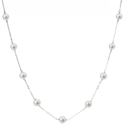 Image de Collier en argent avec 9 perles véritables Pavona 22013.1