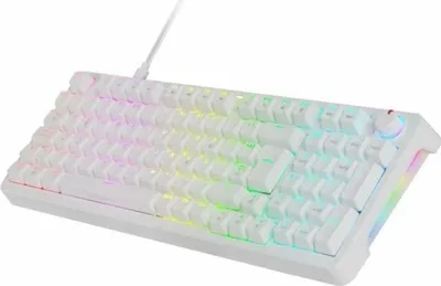 Produktbild von Mars Gaming MKPROWBES, Kabelgebunden, USB, Mechanischer Switch, QWERTY, RGB-LED, Weiß