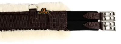 Produktbild von Kentucky Horsewear Sattelgurt Lammfell Sattelgurt Schwarz/Schwarz