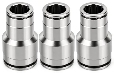 3er-Set Messing-Reduzierkupplung 8–10 mm, pneumatischer Steckverbinder