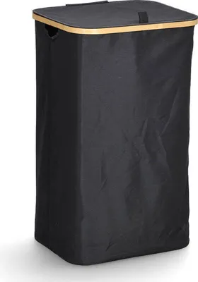 Produktbild von Wäschekorb mit Tasche, 44 x 33 x 70 cm