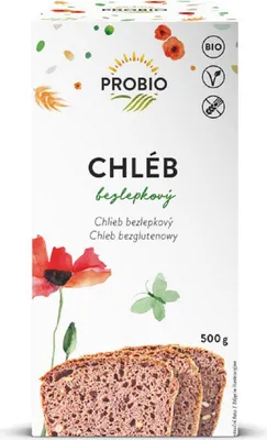 MIESZANKA DO WYPIEKU CHLEBA BEZGLUTENOWA BIO 500 g - PROBIO