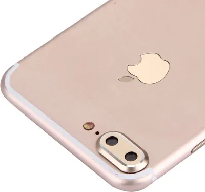 Image de Protection pour appareil photo Apple iPhone 7 Plus - Anneau de protection pour appareil photo - Couleur : or