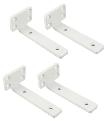 Imagen del producto de Solidchoice - Juego de 4 soportes flotantes para estanterías, para montaje en pared