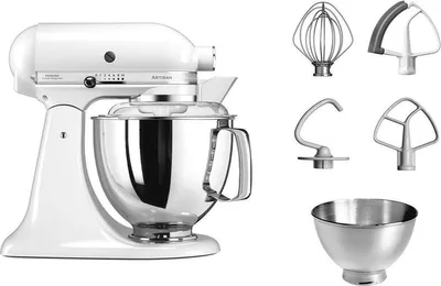 Productafbeelding van KitchenAid Artisan keukenmachine, 300 watt, wit
