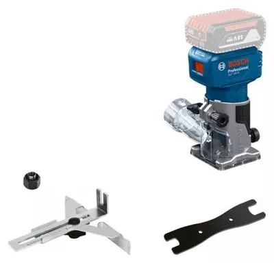 Produktbild von Bosch GLF18V-8 Akku-Oberfräse 18V Li-Ion mit Zubehör ohne Akku/Ladegerät