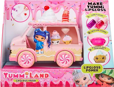 Zdjęcie produktu dla MGA Entertainment Yummiland Lipgloss Truck, Przyczepka dla lalek, 4 lat(a)
