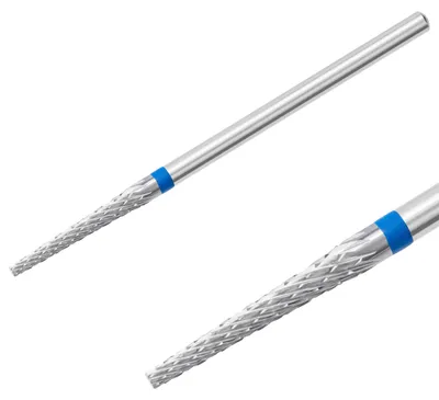 Produktbild von Hartmetallfräser Fräseraufsatz Bohrer Kegel Normal Schleifer Maniküre (blauer Ring)