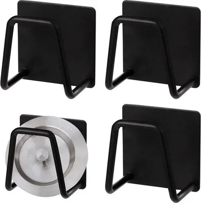 Produktbild von Schwarze Magnetische Göttenhalter 4-teilig