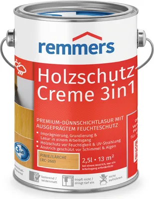 Zdjęcie produktu dla Remmers Drewnochron Krem Sosna Modrzew 2,5 l