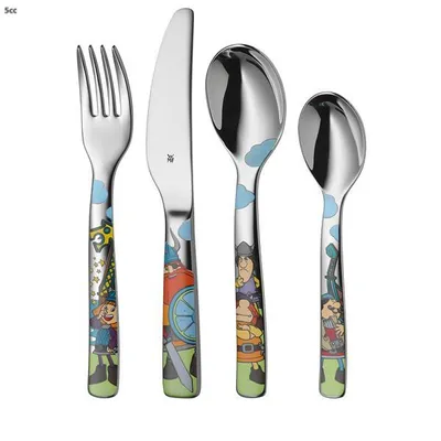 Produktbild von WMF Kinderbesteck-Set 4-teilig Wickie