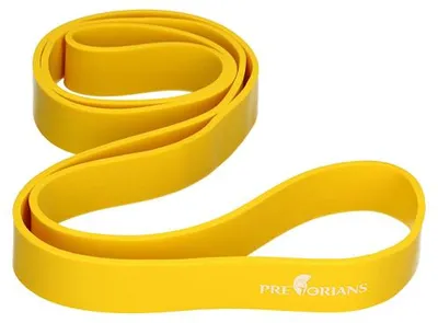 Obrázek produktu pro Cvičební odporová guma 20–46 kg, 208 cm, Power Band, fitness, elastický pás, žlutá