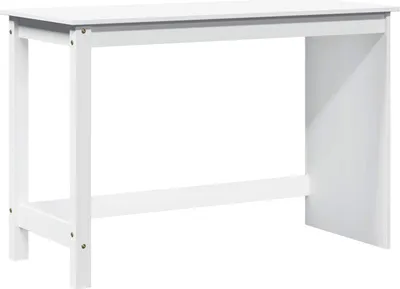 Immagine prodotto di Scrivania Bianco 112 x 50 x 75 cm Legno di Pino Massello