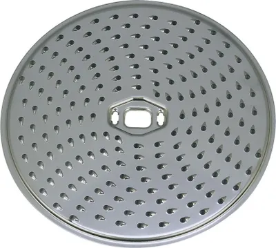 Produktbild von Raspelscheibe Reibscheibe Reibe Hobel mittelfein für Durchlaufschnitzler Küchenmaschinen Bosch Siemens 00080159 080159 auch Privileg Turmix passend MUM58257 MUM56740 uvm