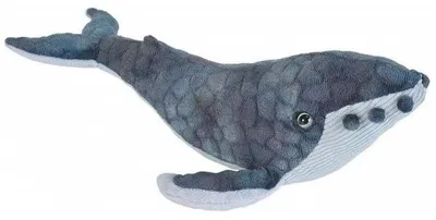 Image de Peluche baleine à bosse 50 cm - cuddlekins - wild républic - 22472