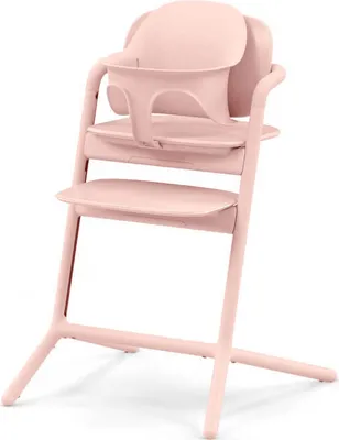 Zdjęcie produktu dla CYBEX Lemo 4-in-1, Wielofunkcyjne wysokie krzesełko dziecięce, Obite siedzisko, Różowy, Monochromatyczny, Aluminium, Plastik, 25 kg