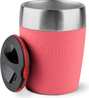 Produktbild von EMSA TRAVEL CUP ISOLIERBECHER 0,2 L, Pink, China, 87 mm, 94 mm, 112 mm, 204 g