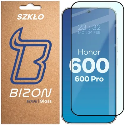 Produktbild von Gehärtetes Glas für Honor 600 5G / 600 Pro 5G, Bizon Glass Edge, Schwarzer Rahmen
