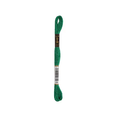 Produktbild von Anchor Sticktwist 4635000-00230 phosphorgrün Stickgarn, 100 % Baumwolle