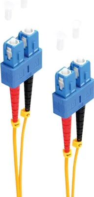 Produktbild von Duplex Patchkabel SC/SC 9/125µ, OS1/OS2 gelb 2,0m