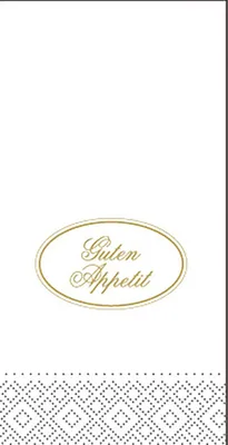 Produktbild von Tissue Serviette Guten Appetit, 33 x 33 cm, 1/8 Falz, 100 Stück - Mank