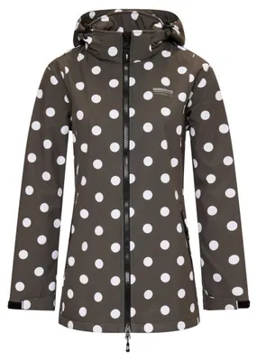 Produktbild von Nordberg Polka Dot Softshelljacke für Damen – Farbe Grün - Größe XL