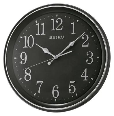 Produktbild von Seiko Wanduhr mit präzisem Quarzwerk und robustem Mineralglas, Modell Qxa798K