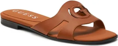 Immagine prodotto di Ciabatte in pelle da donna Guess Ciella, comode, marroni, taglia 39