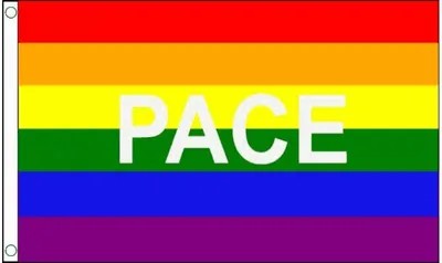 Regenbogenflagge 5 x 3 FT, 100% Polyester mit Ösen, LGBTQ Pride