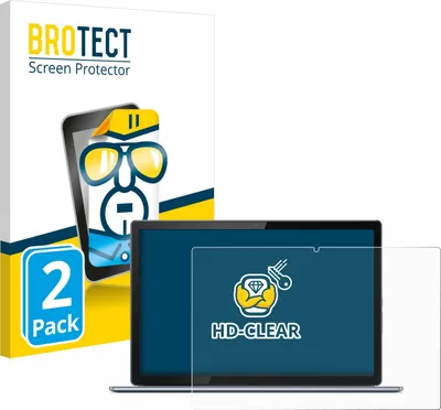 Produktbild von 2x Für Lenovo IdeaPad Duet 5i Gen 8 12" Schutzfolie BROTECT Displayschutz Display Schutz Folie Klar Transparent