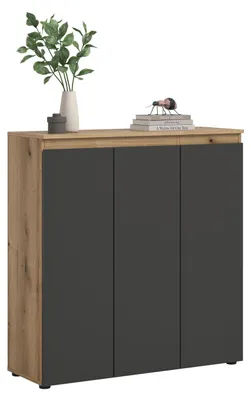 Zdjęcie produktu dla Scarpa kreedns 3 drzwi dekor dąb, antracyt.