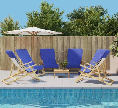 Produktbild von "2026 Promotion" Strandtücher 6 Stk. - Hohe Qualität - Königsblau 60x135 cm Stoff 400 GSM - Strandtücher CC9398
