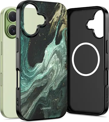 Image de Tech-Protect Lamano Magsafe pour iPhone 17 Vert Aura