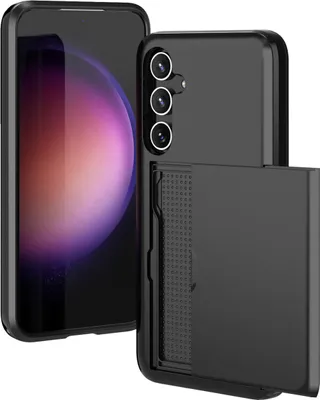 Produktbild von imoshion Backcover mit Kartenfach Samsung Galaxy S23 FE - Schwarz