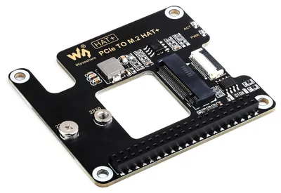 Produktbild von WaveShare PCIe to M.2 Adapter for Raspberry Pi 5 Supports NVMe Protocol SSD