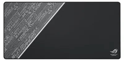 Produktbild von ASUS ROG Sheath BLK LTD, Schwarz, Grau, Weiß, Stoff, Gummi, Anti-Rutsch-Basis, Gaming-Mauspad