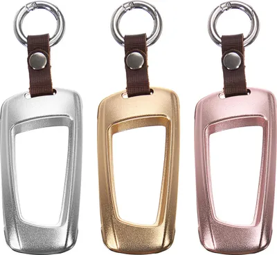 Produktbild von Auto Schlüssel Hülle Aluminium Remote Auto Smart Schlüssel Shell Case Cover für BMW 1 3 4 5 6 7 X1 X3 Serie - Gold