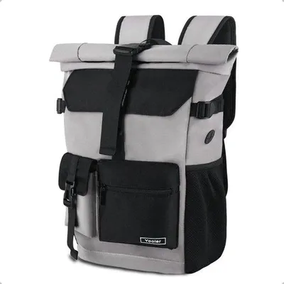 Produktbild von Großes Reise- und Wanderrucksack für Herren und Damen, Laptopfach, 17 Zoll, 27L, Grau
