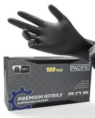 Obrázok produktu pre 8 párov nitrilových pracovných rukavíc – veľkosť L – bez obsahu latexu