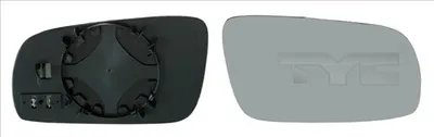 Produktbild von TYC Spiegelglas Außenspiegel Rechts für VW Golf IV Schrägheck (1J1) Konvex Beheizbar für Großes Spiegelgehäuse 337-0253-1
