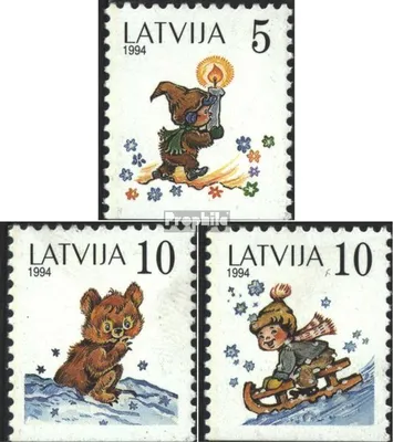 Produktbild von Briefmarken Lettland 1994 Mi 386Du-388Du (kompl.Ausg.) postfrisch Staraste