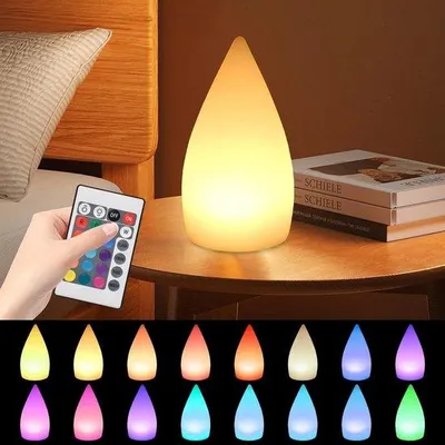 Productafbeelding van Dimbare Draadloze Tafellamp met 16 Kleuren en 4 Helderheidsniveaus - USB Oplaadbaar