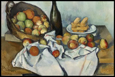 Obrázok produktu pre Plakát 91,5 x 61 cm Košík jabĺk, Paul Cezanne Vintage do Salonu