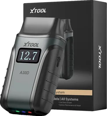 Produktbild von OBD2-Scanner, vollständige Systemdiagnose, 11 Rücksetzfunktionen, A30D kein Kabel