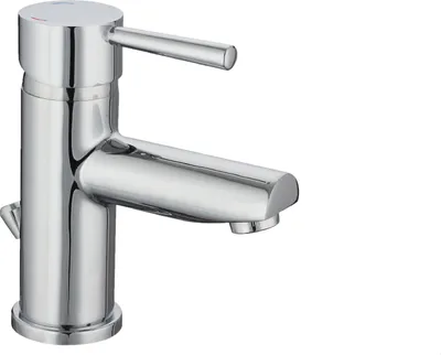 Obrázek produktu pro SCHÜTTE UNICORN umyvadlová baterie s táhlem, koupelnová baterie s výpustí, chrom