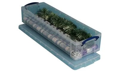 Zdjęcie produktu dla Really Useful Boxes 22C, Schowek, Przezroczysty, Prostokątny, Polipropylen (PP), Monochromatyczny, 22 l