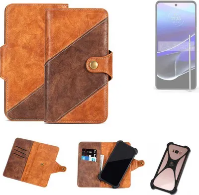 Produktbild von K-S-Trade Handyhülle Schutzhülle Bookstyle Case Wallet-Case kompatibel mit Motorola Moto G Stylus 5G (2024) Cover Klapphülle Kantenschutz